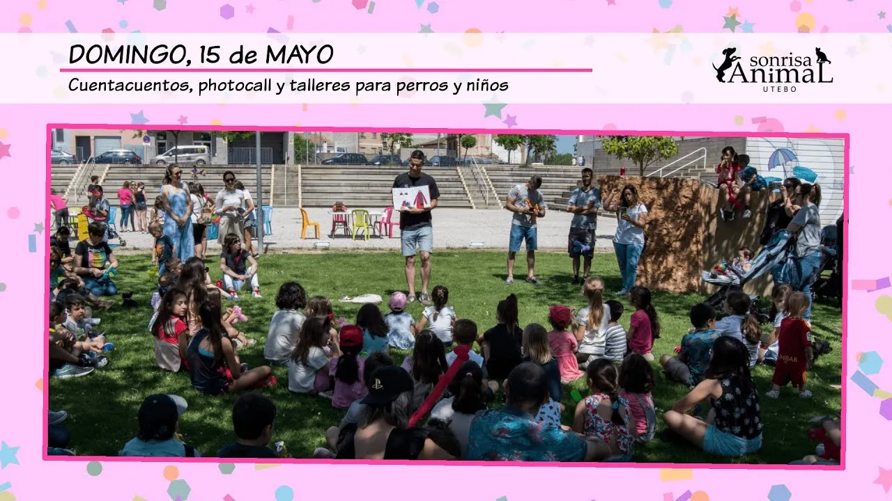 Actividades infantiles, photocall y talleres junto a los perros